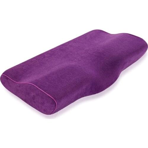 Butterfly Shaped Pillow Anti Snore Pillow Memory Foam Bedding Pillow Neck Protection Orthopedic Pillows