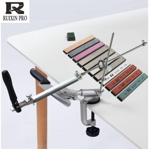 Fixed angle knife sharpener professional Metal Material Knife Sharpening System Sharpening Stone with Stones kitchen gadgets