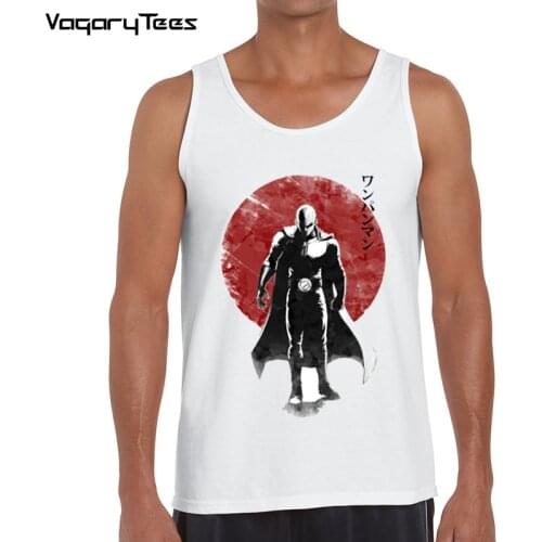 ONE PUNCH MAN Tank Top blusa masculina one punch man Cartoon Summer shirt Vest Plus Size