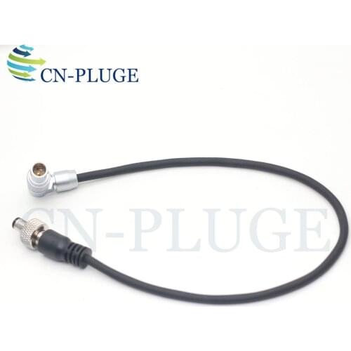 Rotatable 0B 2-pin elbow to straight DC2.5 with lock Cable for ATOMOS monitor power cable , Video Devices PIX-E7/PIX-E5