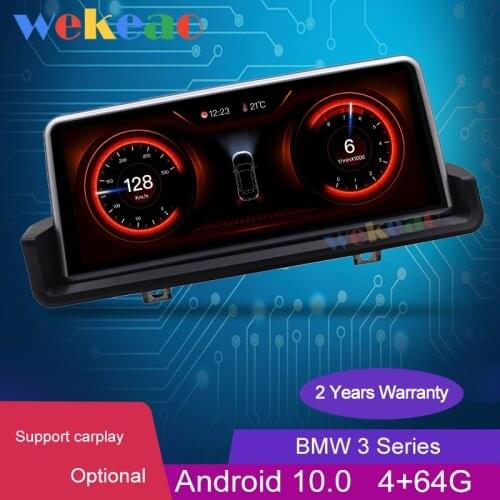 Wekeao 10.25" Touch Screen Android 10.0 Car Radio For BMW 3 Series E90 E91 E92 E93 Car DVD Multimedia Player Auto GPS 2005-2012