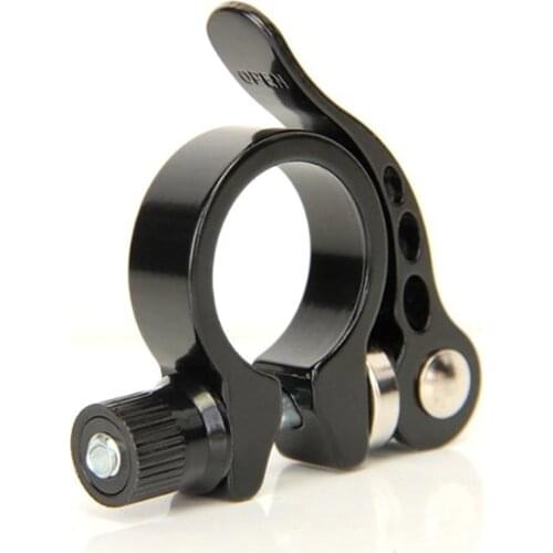 Bicycle Seat Tube Clamp 31.8mm Quick Release MTB Bike Seatpost Clamp Aluminum Alloy CNC Red Clasp Bike Accessories Bicicleta