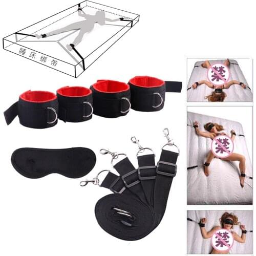 Sex Toys For Women Handcuffs Bdsm Bondage Kit Under Bed Erotic Goods Sex Accessories Set Fetish Restraint Strap Adult Products