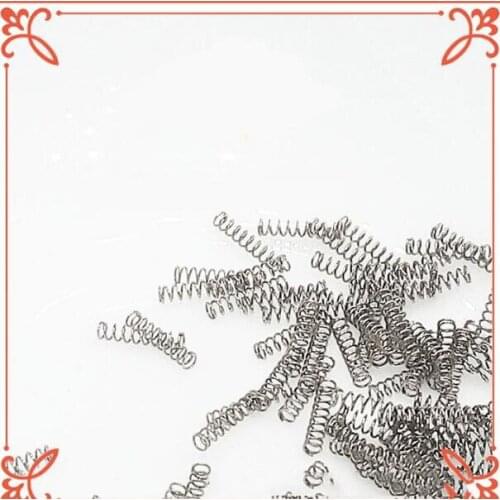 10pcs small compression springs wire diameter 0.25mm pressure metal spring steel OD 1.3mm length 2mm-10mm