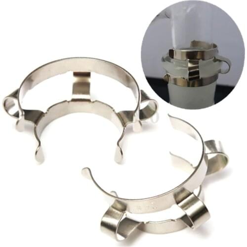 2pcs 24# Stainless Steel Clip Keck Clamp for 24/29 24/40 Glass Ground Joint