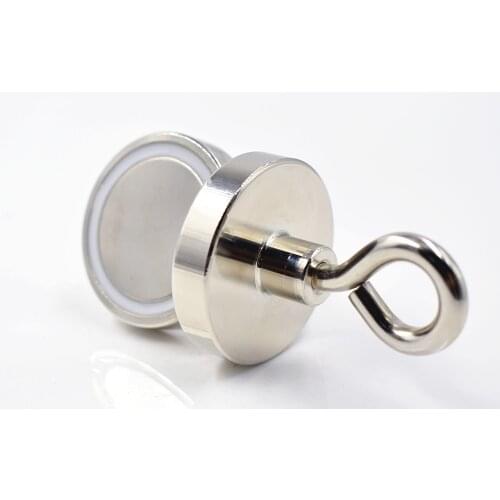 2pcs Neodymium magnet super strong powerful Circular Ring salvage D42mm fishing magnet permanent NdfeB hook holder equipment