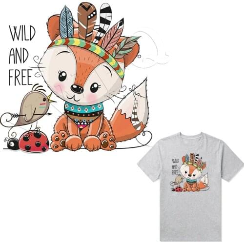 Cute Animal Patches Iron-on Transfers Stickers Heat Transfer Parches Ironing Stickers A-level Washable DIY Accessory Patch