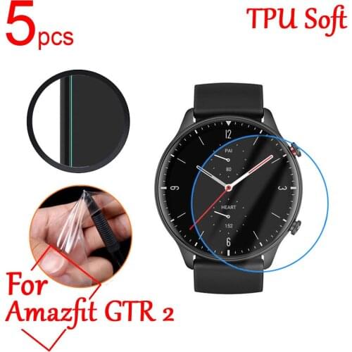 5pcs Ultra Clear TPU Soft LCD Full Screen Protectors cover For Huami AMAZFIT GTS 2/GTR 2/Neo GPS Band sports Smart Watch Film