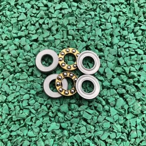 50pcs/100pcs high precision F12-23M Axial metal Ball Thrust Bearings 12x23x7.5 mm miniature Plane thrust ball bearing