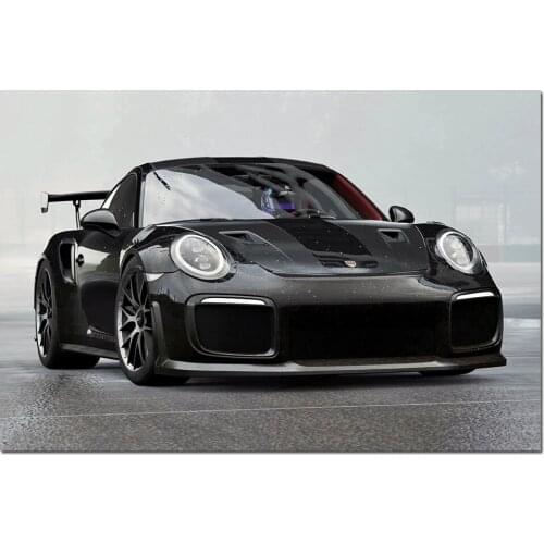 911 GT2 RS Car Wallpaper Vehicle Posters and Prints Canvas Wall Art Modern Painting for Home Decor