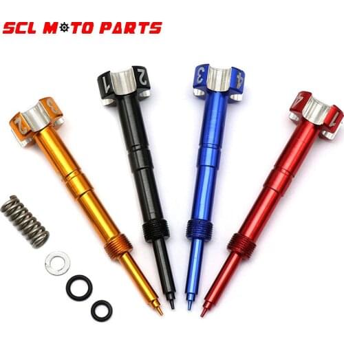 ALconstar- Motorcycle Easy Adjustable Air Carburetor Fuel Mixture Screw For ATV Dirt Bikes Keihin FCR MX Carburetor 4TCarb