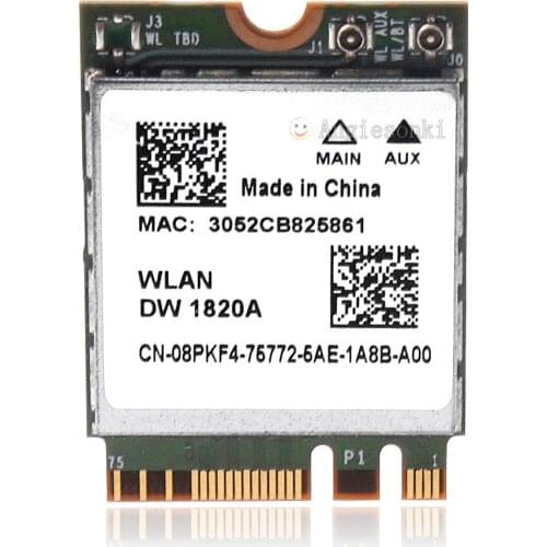 Broadcom BCM94350Z DW1820A 8PKF4 802.11 AC 867 Mbps Bluetooth 4.1 Wireless Card