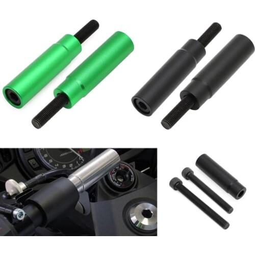 For Kawasaki NINJA650 NINJA1000 Navigation Bracket Adapter Handlebar Extension Lever Z1000SX NINJA 650 1000 H2SX GTR 1400 Black