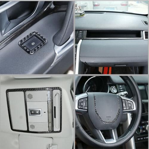 For Land Rover Discovery Sport2015-2019 Car Interior Modification Parts Real Carbon Fiber (Soft) Car Accessories Decoration