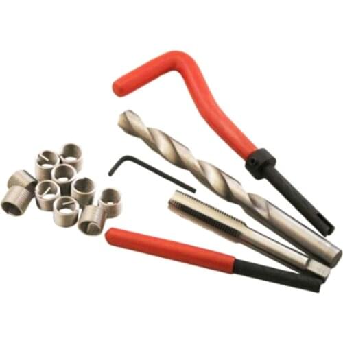 Car Pro Coil Drill Tool M4 M5 M6 M8 M10 M12 M14 for Helicoil Thread Repair Kit Coarse Crowbar Metric Thread Repair Insert Kit