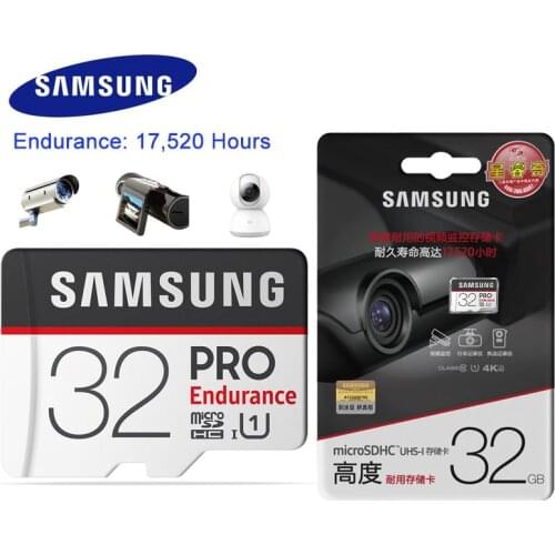SAMSUNG Micro SD 32 gb Microsdhc Endurance Video Monitoring Memory Card for HD DVR Camera Drone Carte Micro SD 32gb TF Card