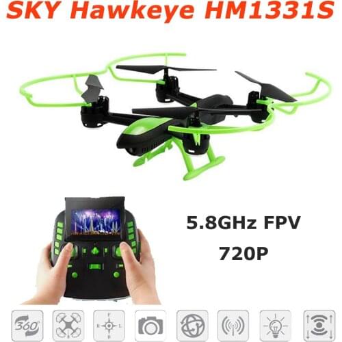 Sky Hawkeye 1331S 5.8 GHz FPV Real-time Positioned Height 4CH 6 Axis Gyro RC Multicopter with One Key Return RC Quadcopter RTF