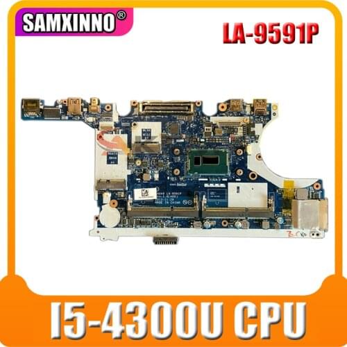 LA-9591P Laptop motherboard For DELL Latitude E7440 original mainboard I5-4300U 100% full Tested