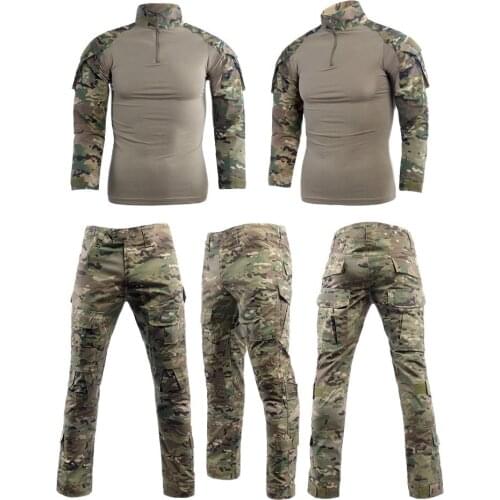 16 Colors Tactical Suit Tactical Clothing Camouflage Suit Tactical Pants Knee Pads Tactical Shirt Elbow Pads For Men