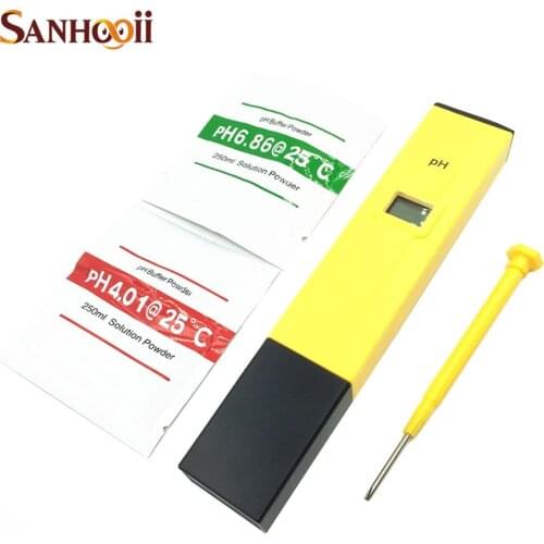 Mini PH Tester 0.0 - 14.0 pH Digital PH Meters For Aquarium Water Analyzers Measurement & Analysis Instruments