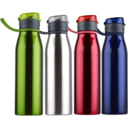 Bpa-Free 750ml/25oz stainless steel304 Sports&Outdoor Camp Kettle American Style My Water Bottle Portable Handle Pop-up Lid