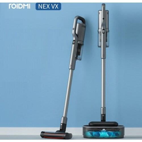 New Roidmi NEX VX Wireless Vacuum Cleaner Sweeping and Mopping Self-cleaning Mops Super Suction 26.5KPa 150W 2500mAh*8 Battery