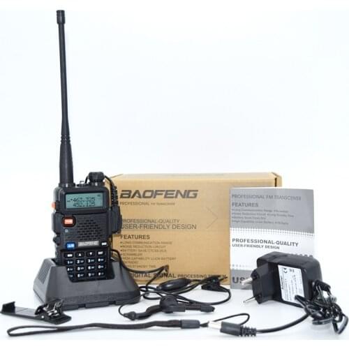 NEW FM Baofeng UV-5R Walkie Talkie 2 Two Way Radio Dual Band Vhf Uhf uv 5r Baofeng For Push-To-Talk CB Radio Stations HF Tr