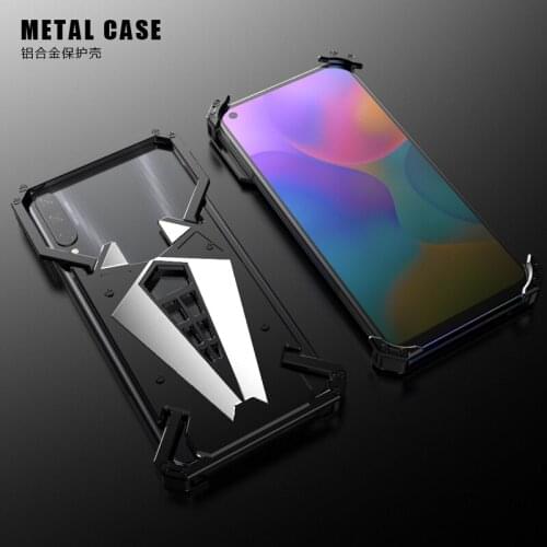 Luxury Shockproof Aluminum Metal Armor Ring Case For Huawei Honor Play 3 4t Pro Play3 Aluminium Bumper Case Metal Frame Cover