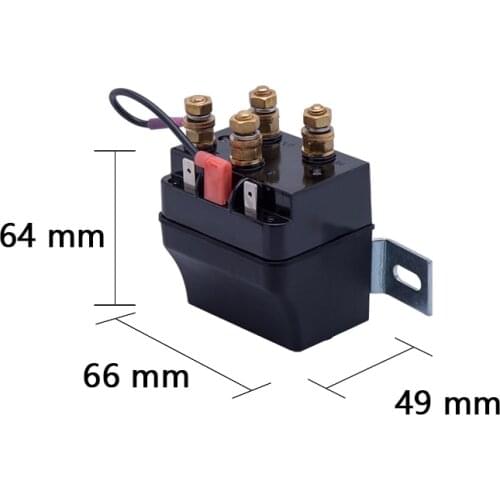 New Arrival Universal 12V Solenoi d Relay Contactor Winch Rocker Switch Thumb For ATV/UTV Hot