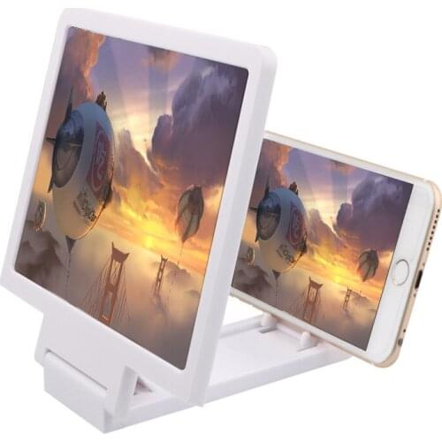 Wonderlife Phone Screen Magnifier Eyes Protection Display 3D Video Screen Amplifier Folding Enlarged Expander Stand Phone Holder