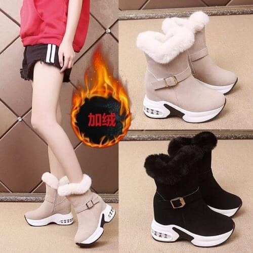 Winter Boots Snow Boots Women Shoes Woman Boots Ankle Boots Thick Increased 2020 Winter New Warm Comfortable Casual Boots