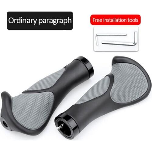 1 Pair Bicycle Silicone Handlebar Grips TPR Integrated Rubber handle MTB Cycling Hand Rest Mountain Bike Grip Grippings