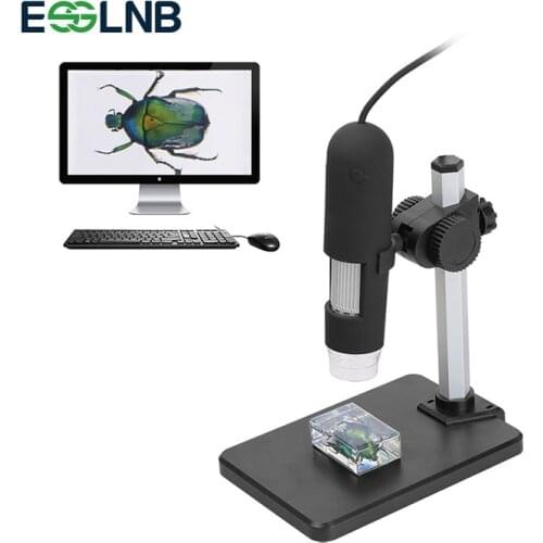 1000X Digital USB Microscope Mega Pixels Monocular Microscope Endoscope Magnifier Video Camera With 8 LED and U-bolt