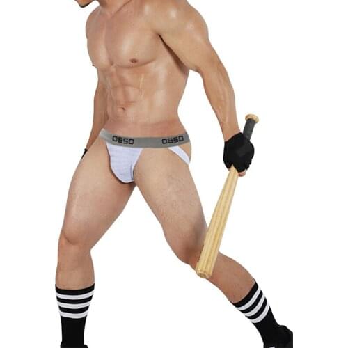 2021 Fashion Gays Underwear Mens Thong Jockstrap Men Lingerie Cotton Thongs Sexy Bikini Man Panties Soft 3 Styles