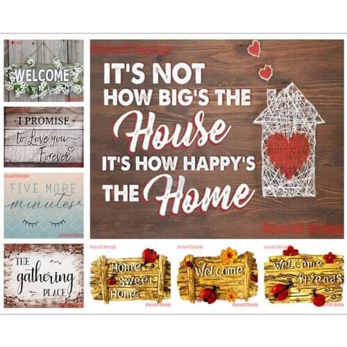 Diamond painting 5d home sweet home diamond mosaic family 5d diamond embroidery rhinestone pictures decortion home wall sticker