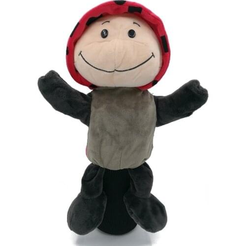 Little Ladybird Beetle Golf Head Cover Fit Driver Sport Cartoon Animal Golf Headcover Mascot Novelty Cute Gift