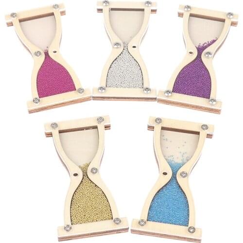 Wooden Hourglass Toys Child Early Childhood Education Puzzle Enlightenment Toys
