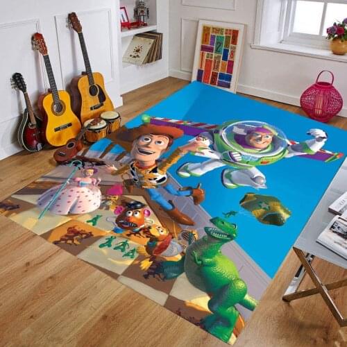 Toy Story Cartoon Baby Play Mat Thickening Eco-friendly Resin Children Cartoon Non-slip Carpet Living Room Playmat Birthday Gift