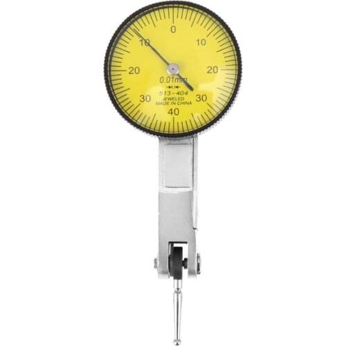 0-0.8mm Precision Waterproof Dial Gauge Test Lever Indicator Dial Gauge Scale Meter Accuracy Indicator Center Finder Micrometre