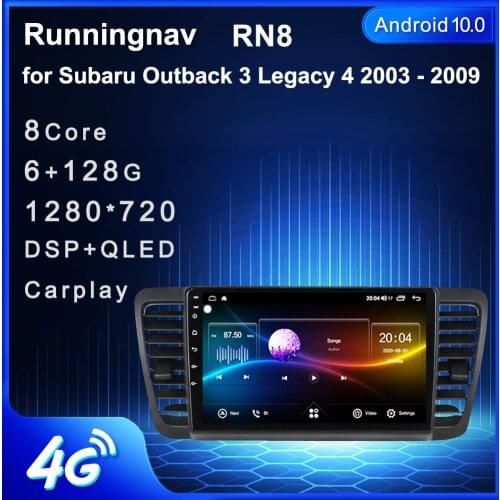 Runningnav For Subaru Outback 3 Legacy 4 2003 - 2009 Android Car Radio Multimedia Video Player Navigation GPS