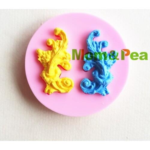 Mom&Pea MP167 Free Shipping Deco Silicone Mold Cake Decoration Fondant Cake 3D Mold Soap Mold Food Grade
