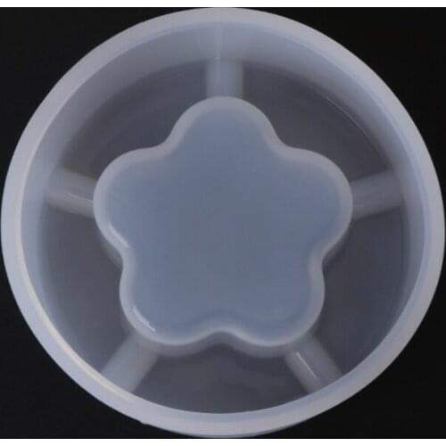 Silicone Mold DIY Geometric Resin Pendant Mirror Crafts Ashtray Jewelry Making