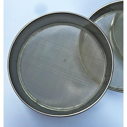 Soybean Rice Grain Sesame Flour Sampling Chinese Medicine Sieve All 304 SUS Sieve R15cm Aperture 1.6/0.8/0.6/0.5/0.4/0.3/0.2mm