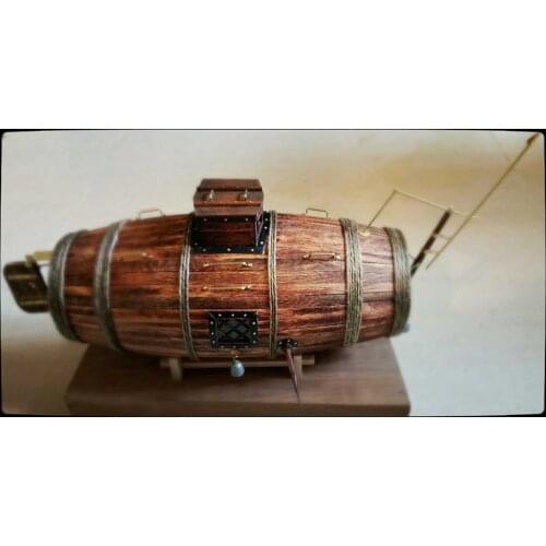 Static simulation submarine model kits Original wooden Russian submarine model