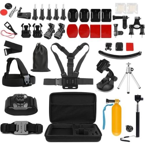 Action camera Universal Action Camera Accessory for GoPro Hero 9 8 7 6 5 Black for Xiaomi Yi Lite 4K+ for Sjcam for Eken H9