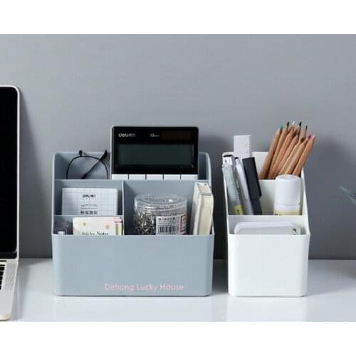 Cosmetics Storage Box Make Up Organizer Corner Desktop Box Organizing Plastic Household Storage Container