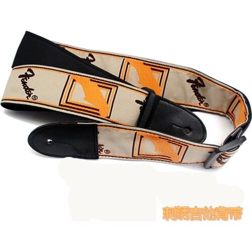 1 Pcs Guitar Strap Embroidery Guitar Accessories for Electrick Guitar