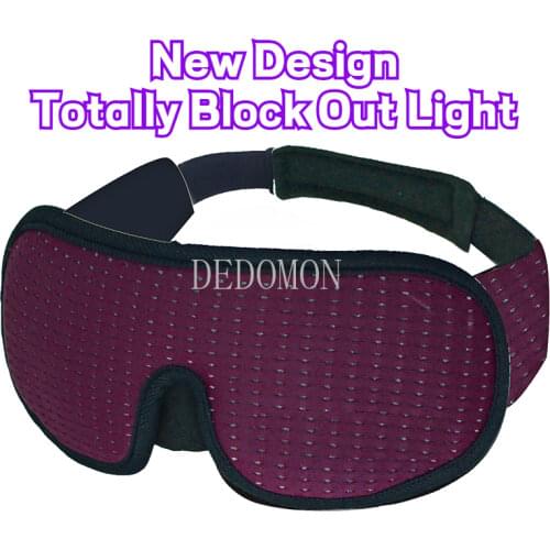 3D Sleeping Mask Block Out Light Soft Padded Sleep Mask For Eyes Slaapmasker Eye Shade Blindfold Sleeping Aid Face Mask Eyepatch