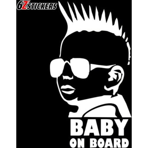 Sixsub 1PCS 35x20CM Baby On Board 3D Car Stickers Motorcycle decals Car Body Window Stickers Car Styling