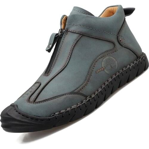 AIHUXIE Men's Motorcycle Boots
